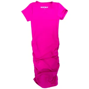 KatieJ NYC Tween Riley Dress - Shocking Pink