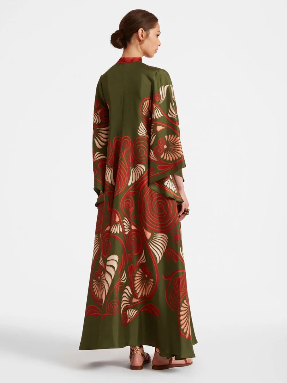 Kerylos Placée Dark Green Magnifico Dress