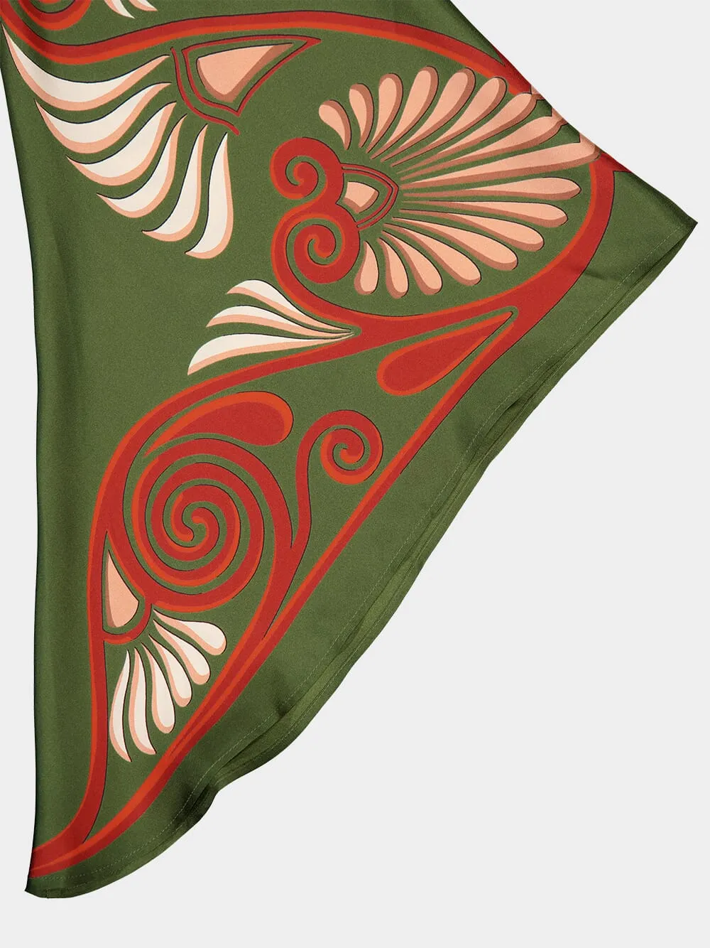 Kerylos Placée Dark Green Magnifico Dress