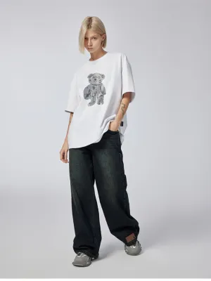 Kiss of light - Heavyweight Oversized Tee - White or Black
