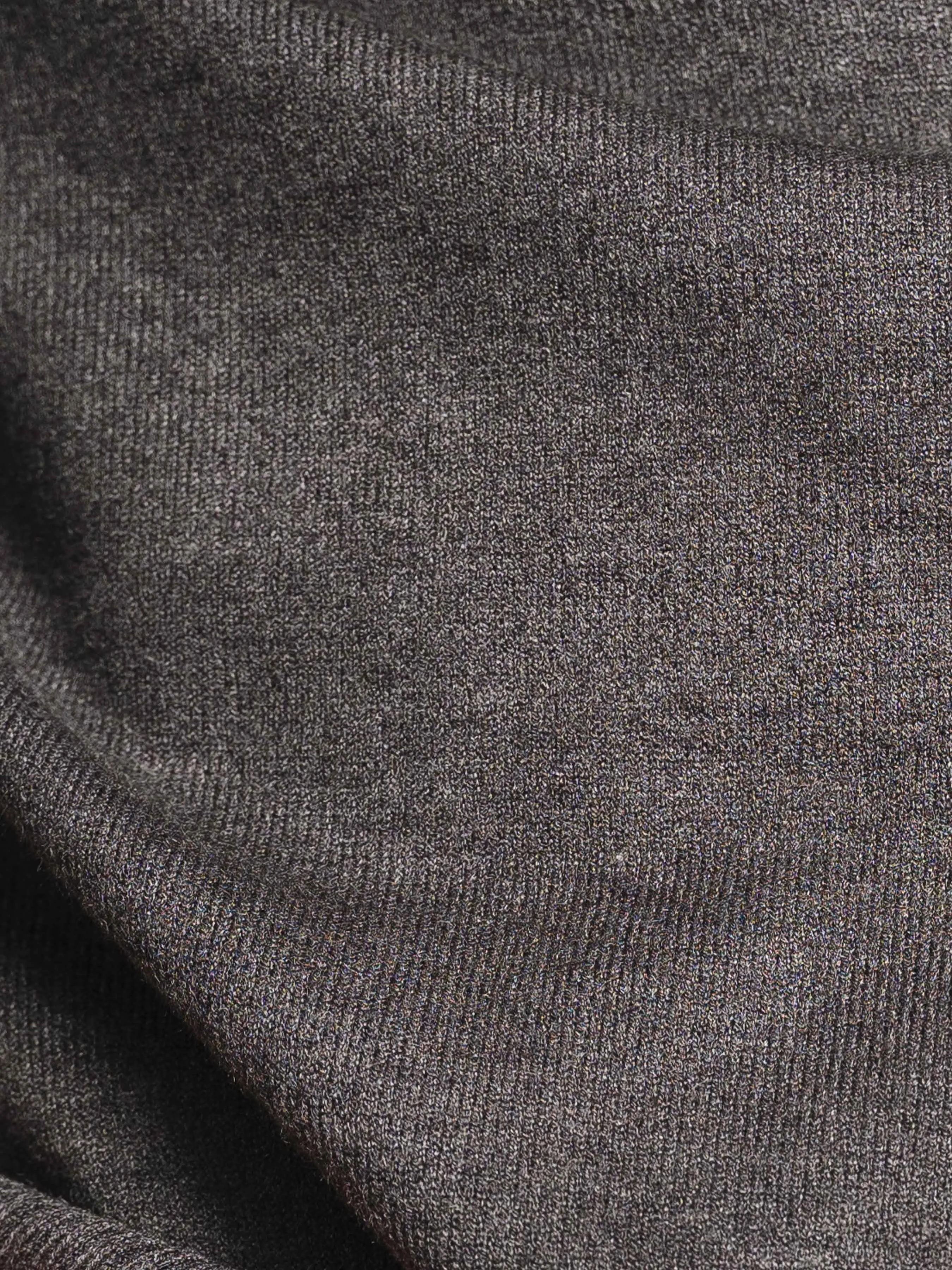 Knit Cardigan - Dark Grey Button-Up