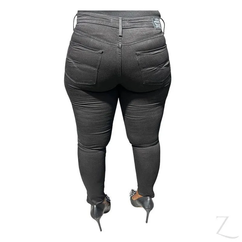Ladies Super Stretchy Strong Slim Fit Denim Jeans | Full Length | "Faji"