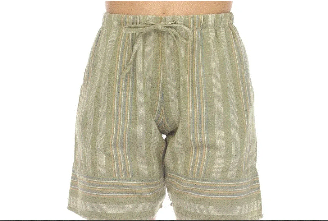Lakhay's - Womens Easy Striped Shorts