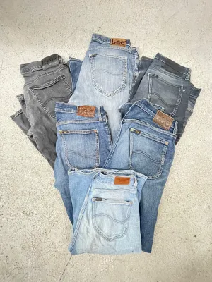 Lee jeans vintage box da 30kg per remake - personalizzazioni