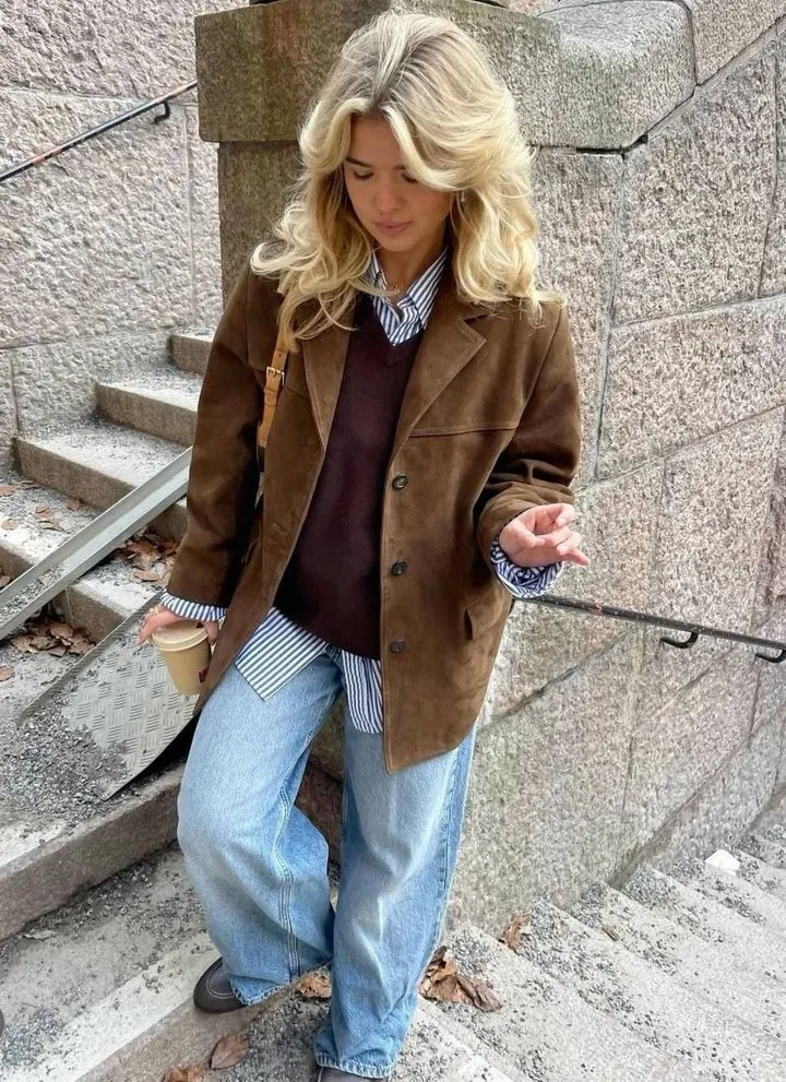 Lilly – suede jacket vintage