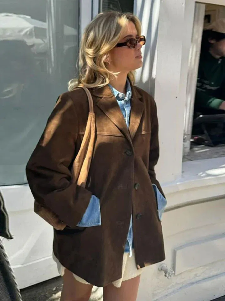 Lilly – suede jacket vintage