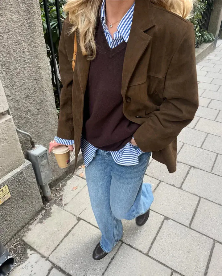 Lilly – suede jacket vintage