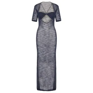 Long Dress Sexy See Through Maxi Gown