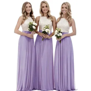 Long Lace Bridesmaid Dress Wedding Guest Dress Lace Gown A Line Prom For Women