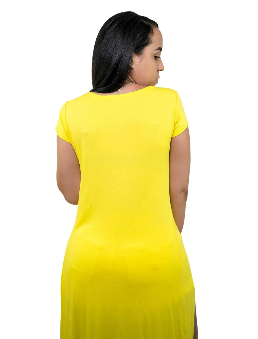 Long Line Split Front Top