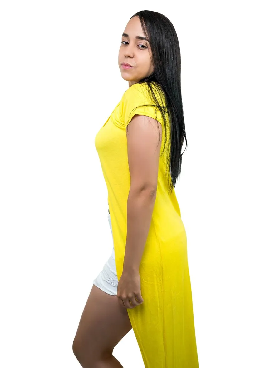 Long Line Split Front Top