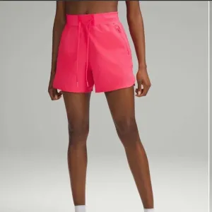 Lululemon License To Train High Rise Shorts Pink 4