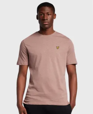 Lyle And Scott Slub T-Shirt Hutton Pink