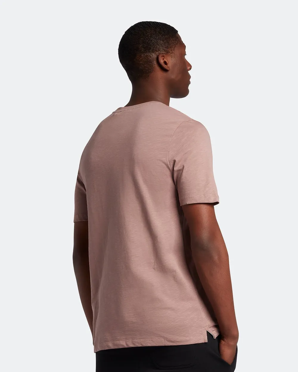 Lyle And Scott Slub T-Shirt Hutton Pink