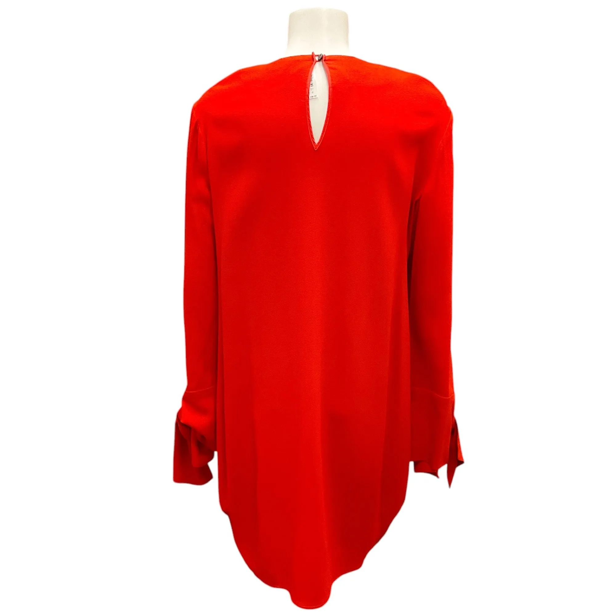 Mantu Tomato Savannah Knee Length Dress with Cuff Detail