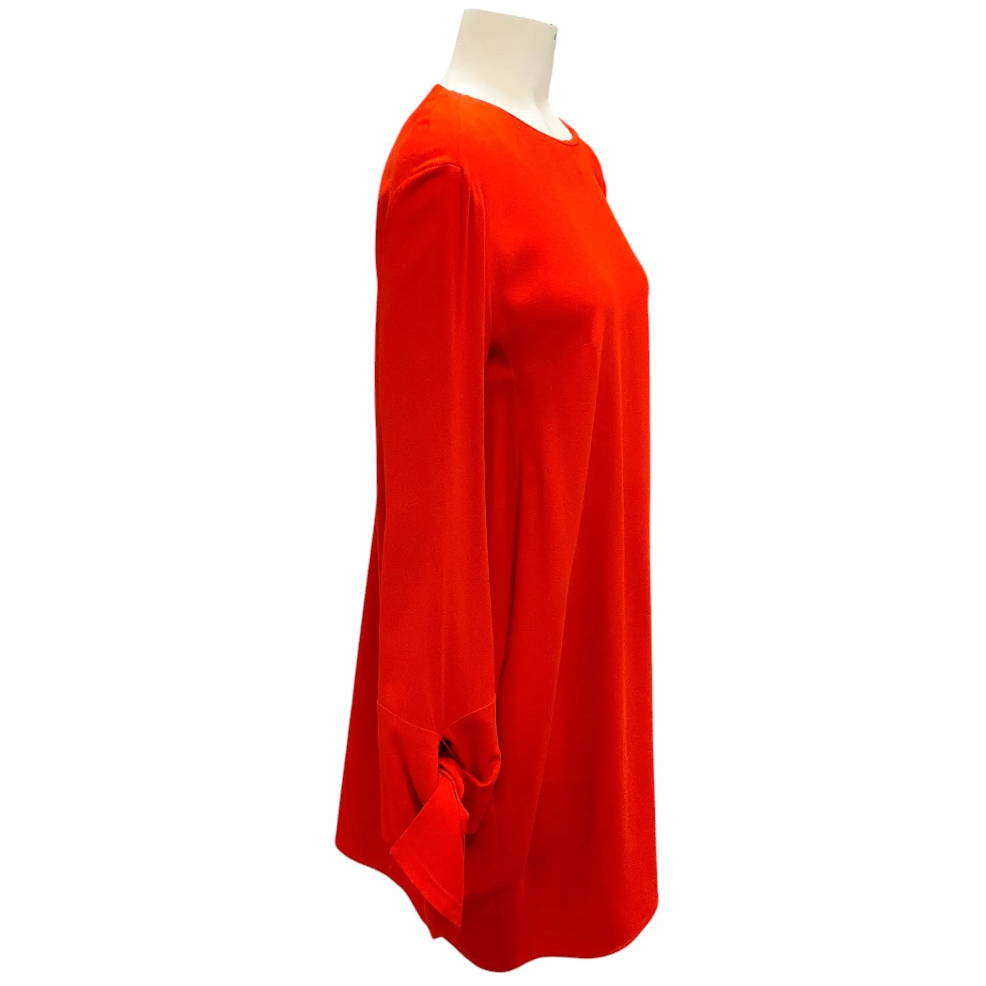 Mantu Tomato Savannah Knee Length Dress with Cuff Detail