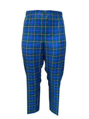 Marina Rinaldi Women's Blue Regione Straight Pants NWT