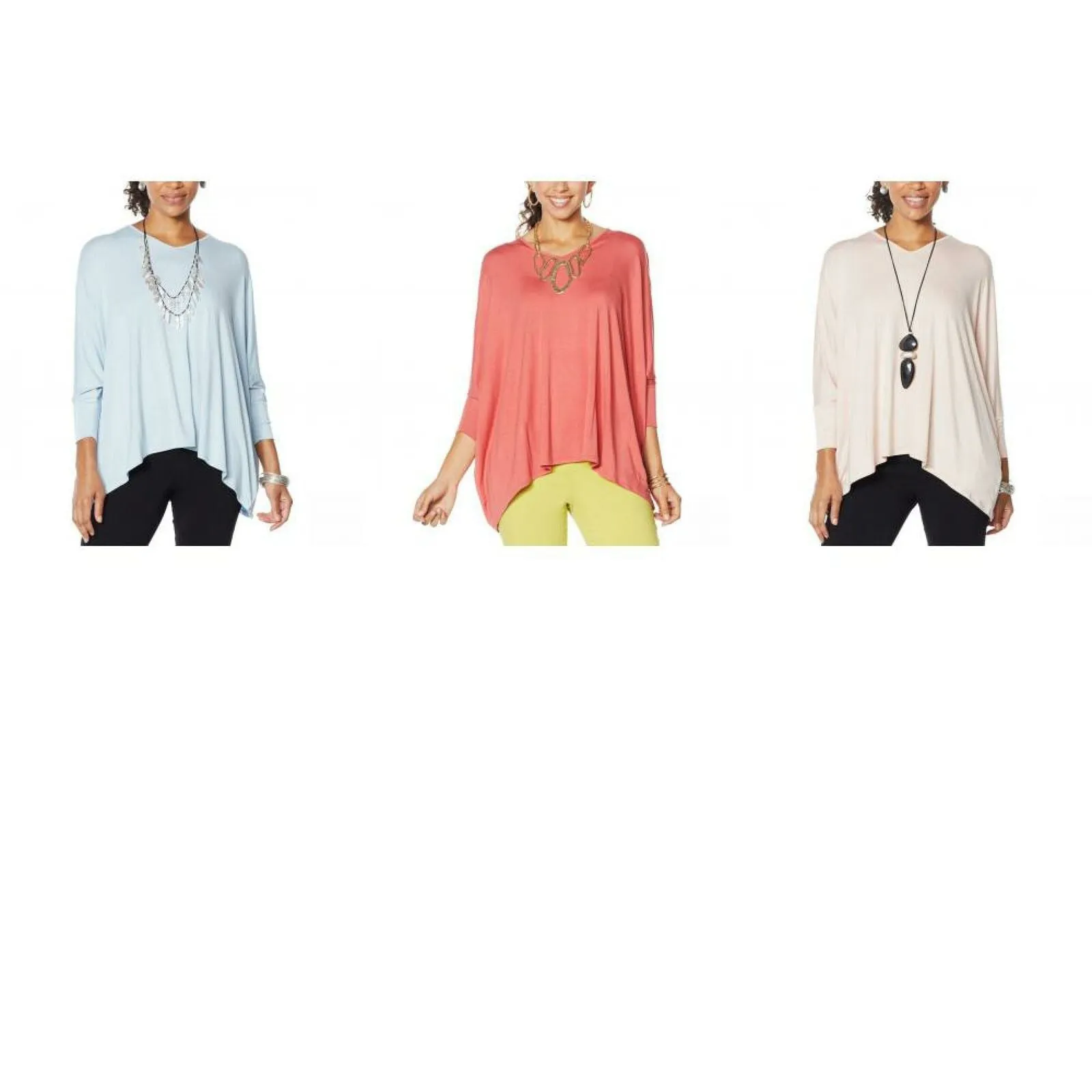 MarlaWynne WynneLayers Women's V-Neck Boxy Knit Top