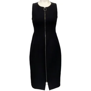 Marni Black Sleeveless Zip Front Dress