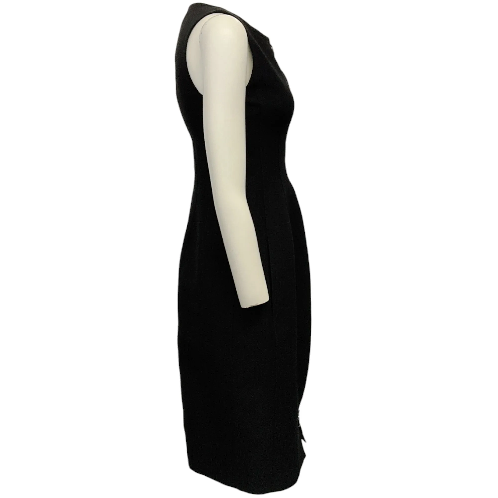 Marni Black Sleeveless Zip Front Dress