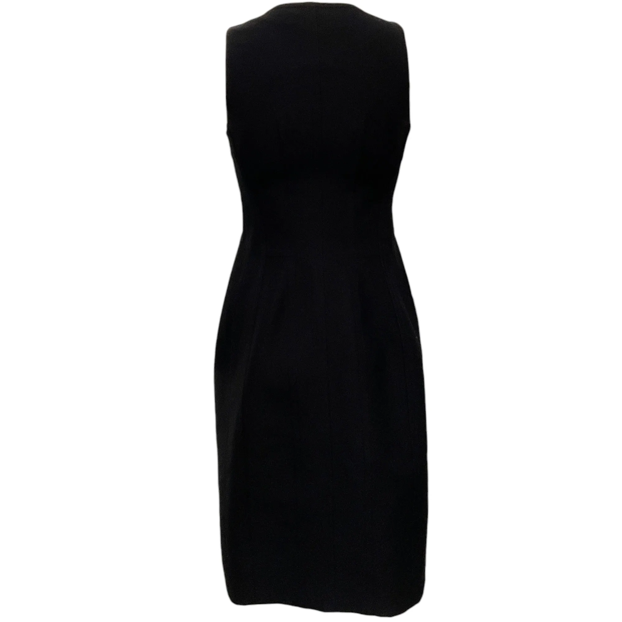Marni Black Sleeveless Zip Front Dress