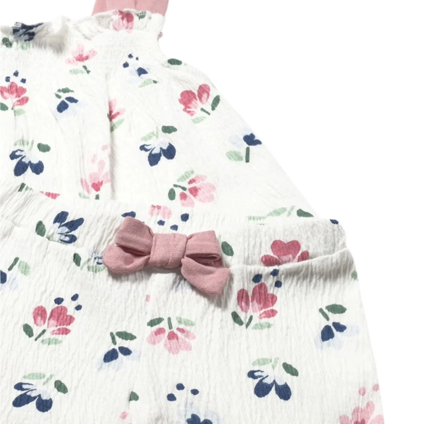 Mayoral Floral Sleeveless Two Piece Shorts Set