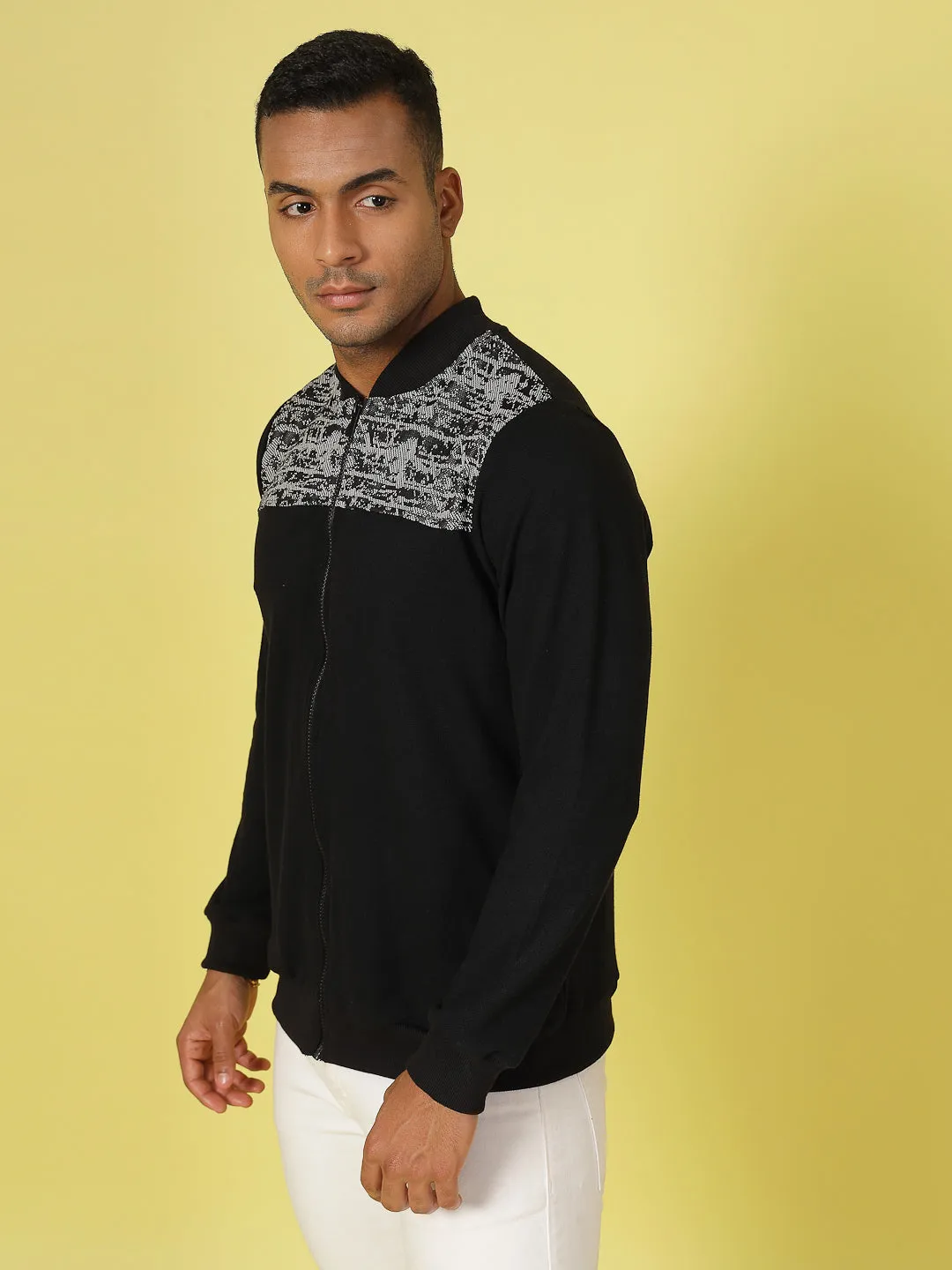 Men’s Elegant Jacquard Jacket
