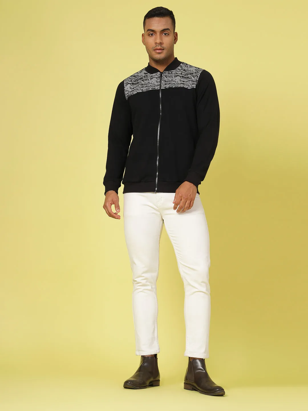Men’s Elegant Jacquard Jacket