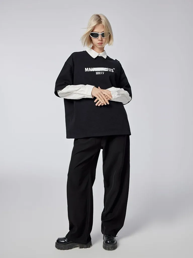 Misfit - T-shirt - Black or white