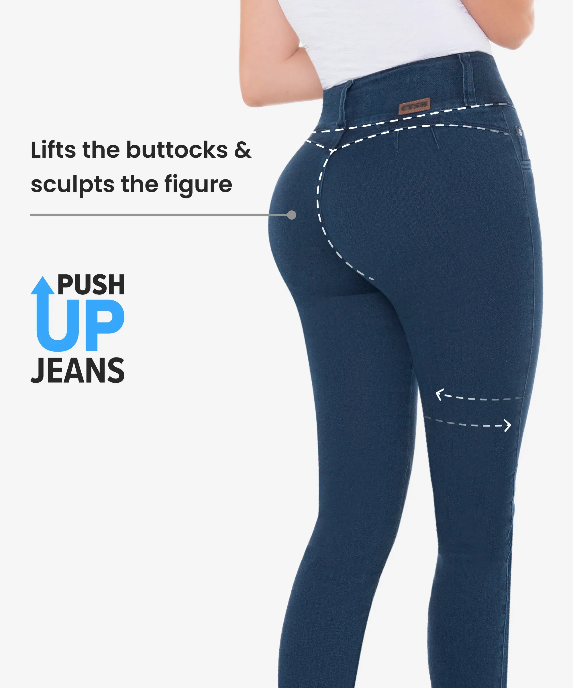 Mix Pack - 3 Push Up Jeans in styles 2127-2121-2126