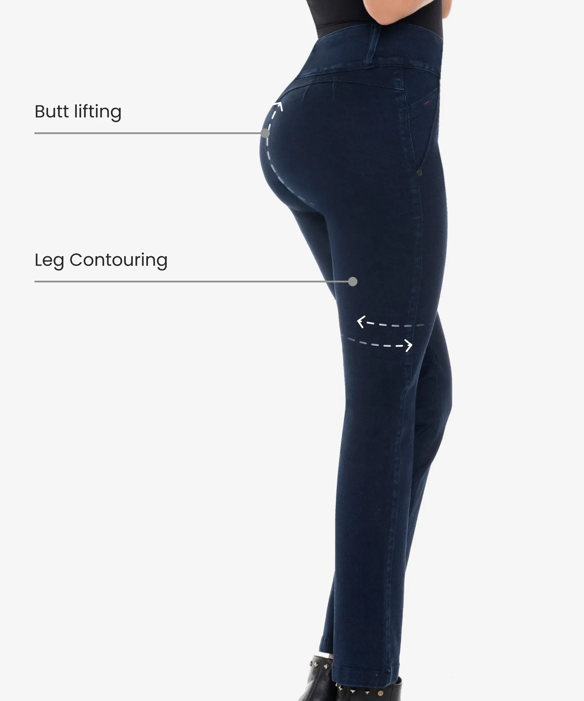 Mix Pack - 3 Push Up Jeans in styles 2127-2121-2126