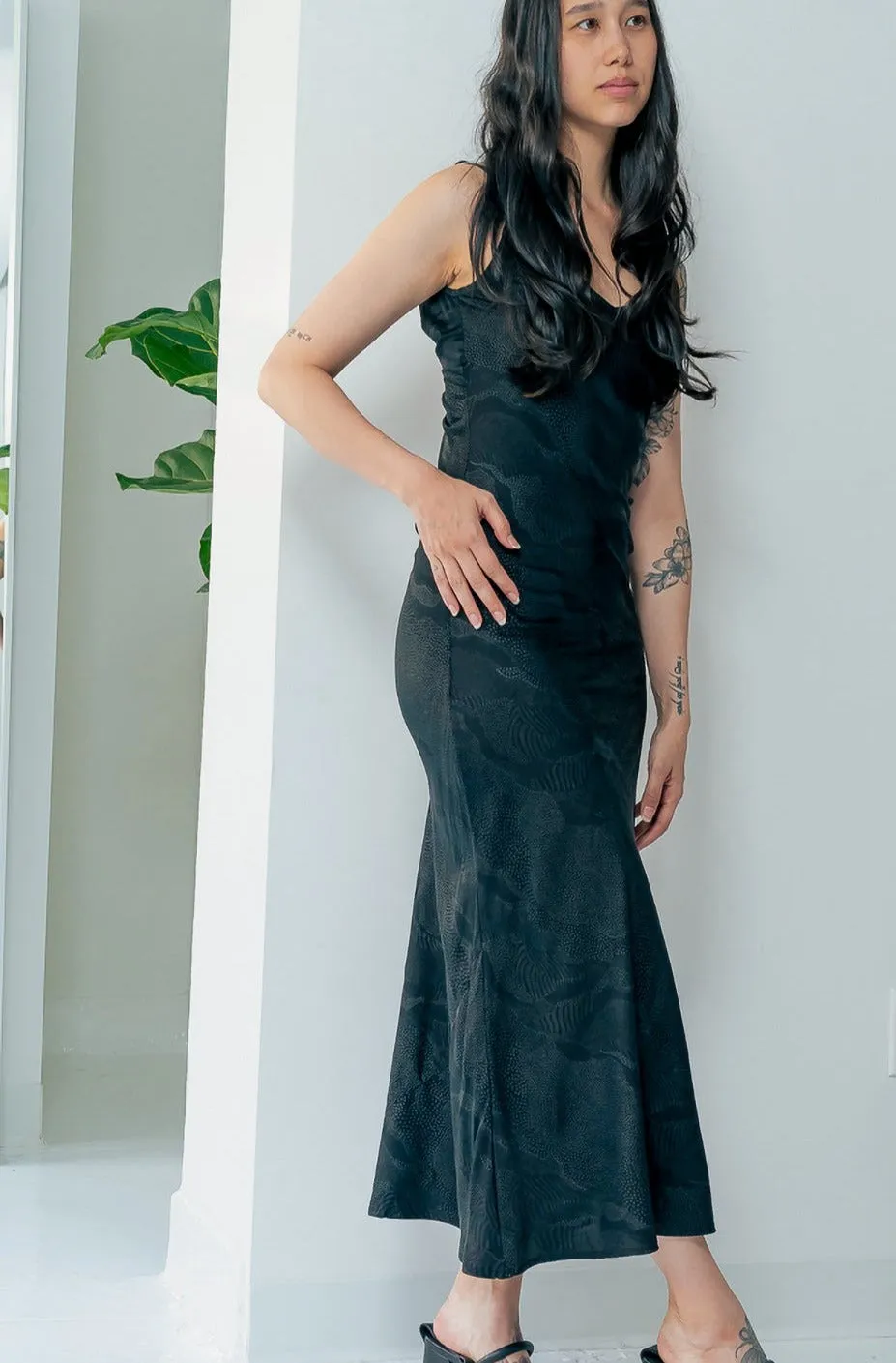 monica reversible slip dress
