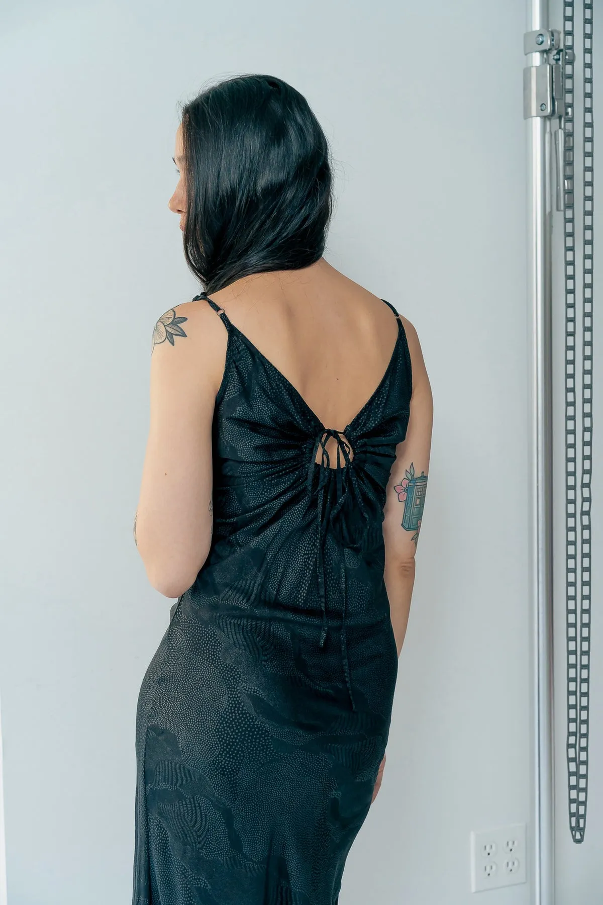 monica reversible slip dress