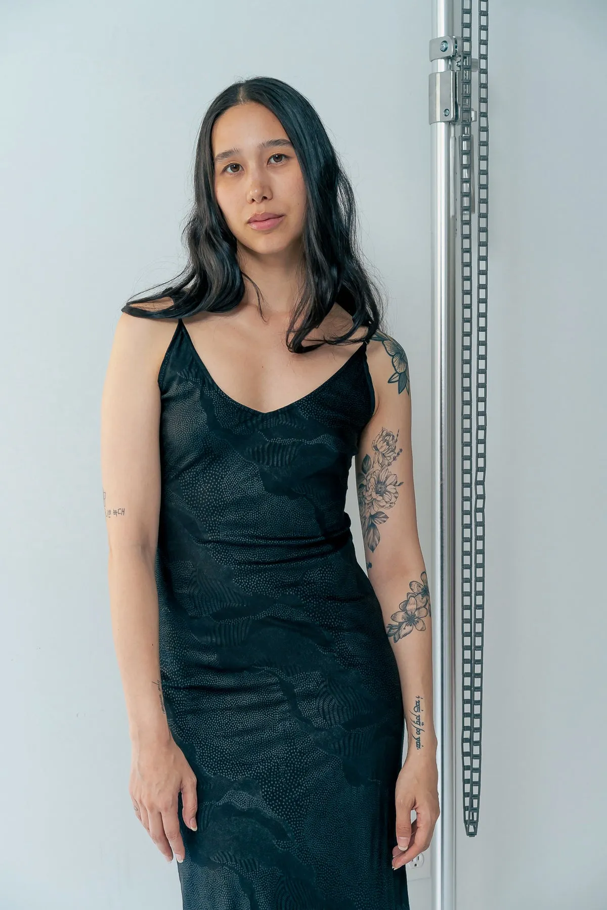 monica reversible slip dress