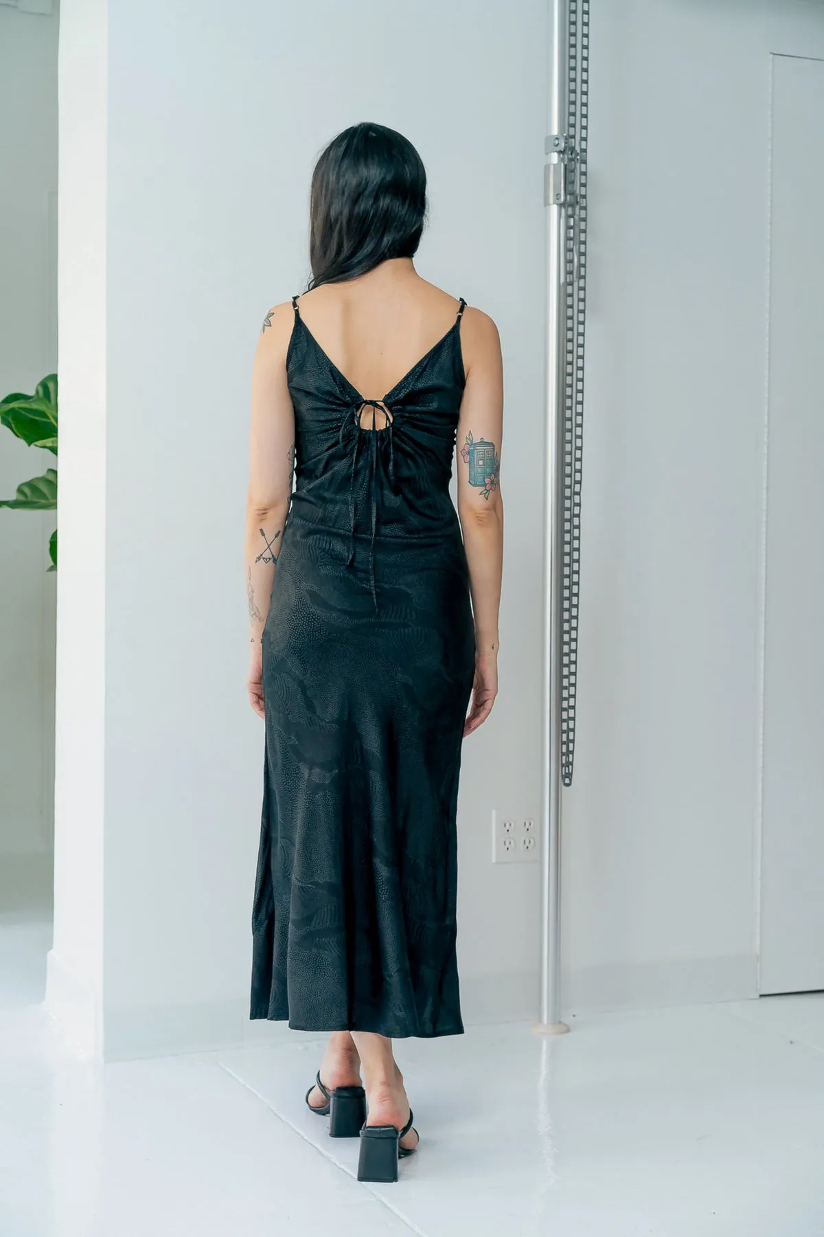 monica reversible slip dress