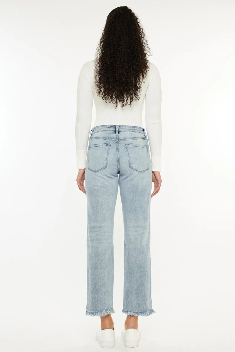 Morgana High Rise Straight Fit Leg Jeans