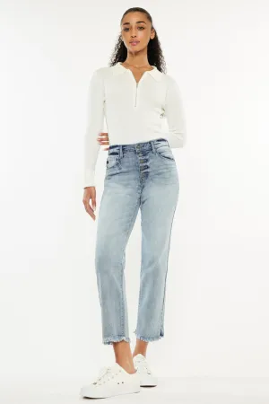 Morgana High Rise Straight Fit Leg Jeans