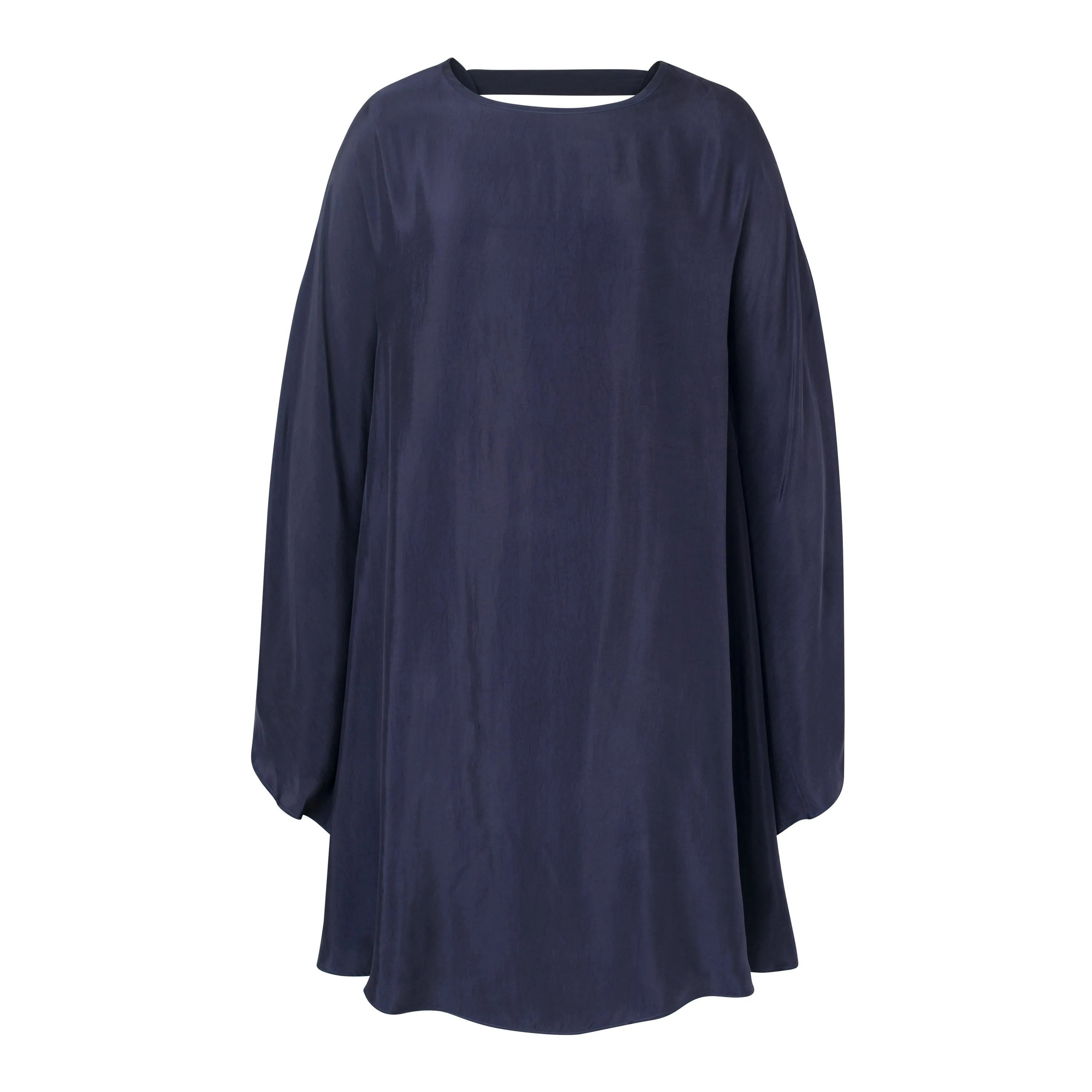 Navy Poncho Dress