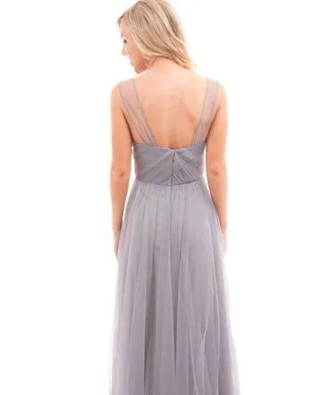 Newest Style Strap Tulle A-line Wedding Guest Dresses, Cheap Bridesmaid Dresses, BG0339