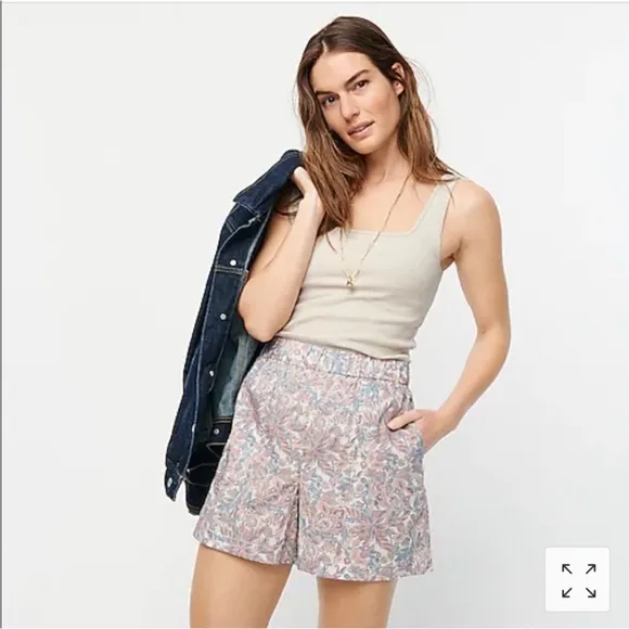 NWT J. Crew Pull-on camp short in Liberty® florals