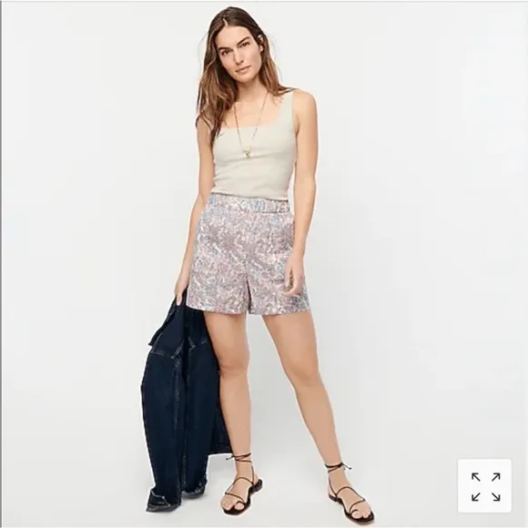 NWT J. Crew Pull-on camp short in Liberty® florals
