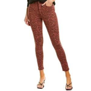 NWT Joe's Jeans leopard high rise ankle cut jeans