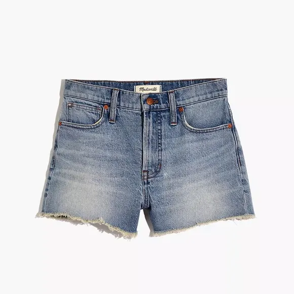 NWT Madewell The Perfect Jean Short in Balsam Wash: TENCEL™