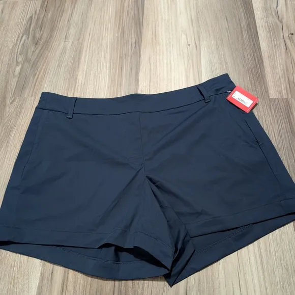 NWT, Spanx, Womens XL Sunshine Short, Navy, 4&quot; Inseam, UPF 50 
