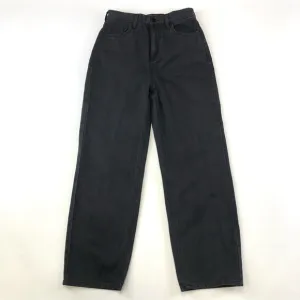 Oak   Fort black straight leg 100% cotton pant 28”