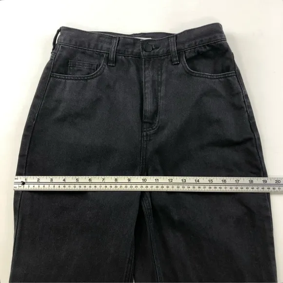 Oak   Fort black straight leg 100% cotton pant 28”