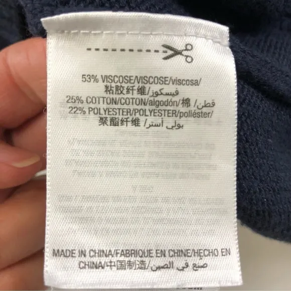 Oak   Fort black straight leg 100% cotton pant 28”