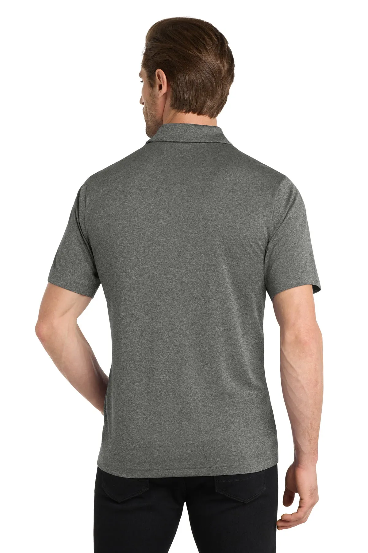 OGIO  Gravitate Polo. OG140 Dark Heather Grey