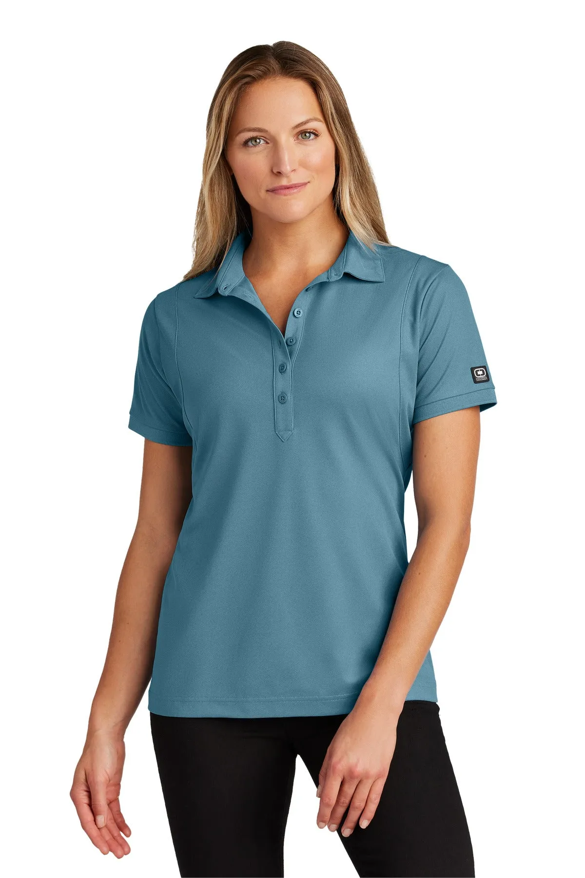 OGIO Jewel Polo. LOG101 Blue Mist