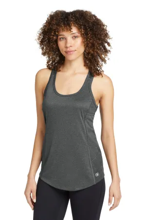 OGIO Women's Racerback Pulse Tank. LOE322 Gear Grey